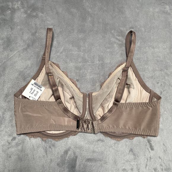 Chantelle Bra Womens 40DD Tan Rive Gauche Full Coverage Underwire Hazel New - Picture 2 of 10